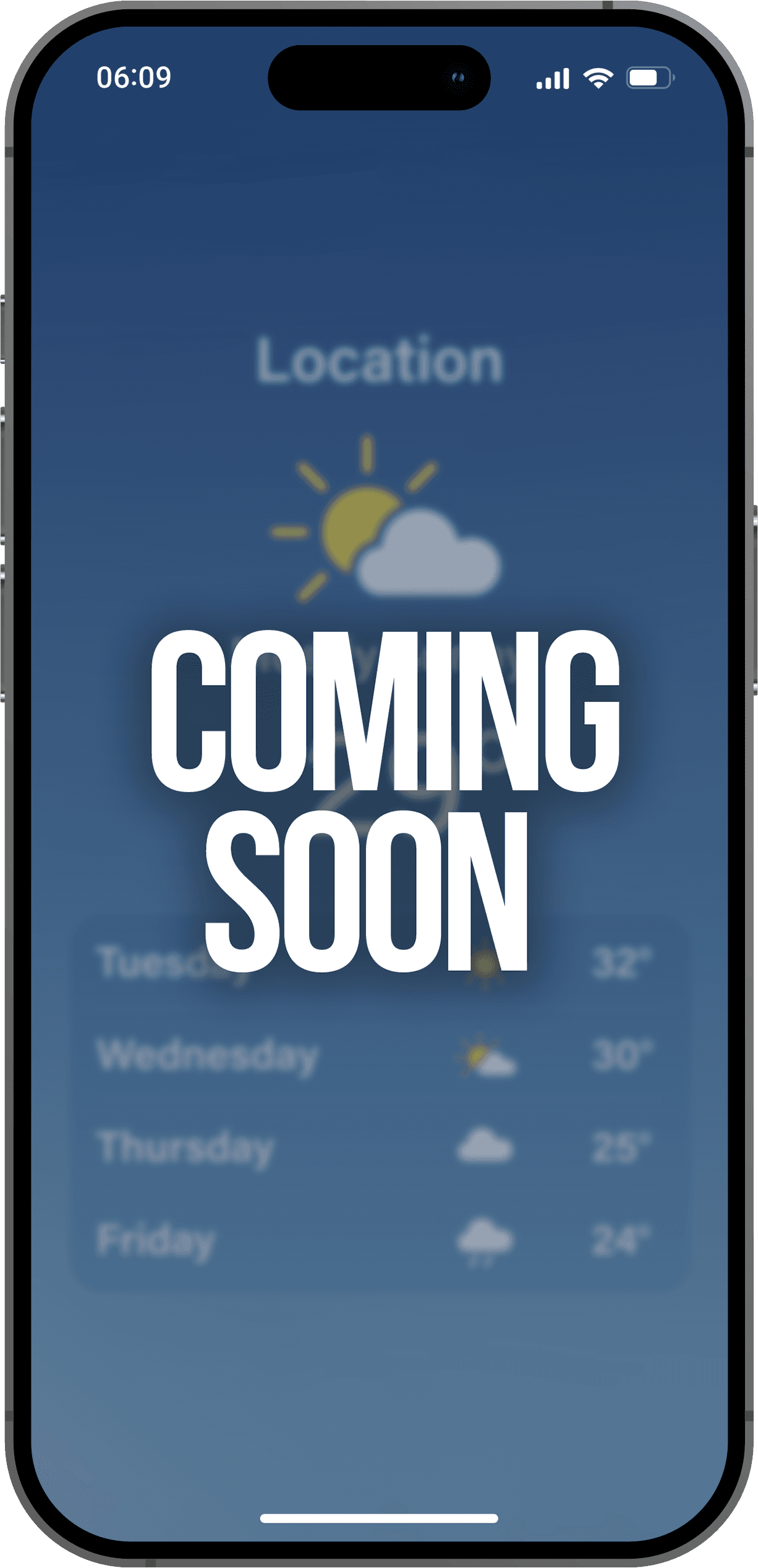 Elite Fishin' app — Weather